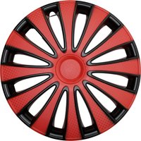Набор колпаков на диски Star GMK Red Black 15" (4 шт)