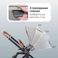 Коляска прогулочная «книга» Happy Baby Celine с перекидной ручкой (grey)