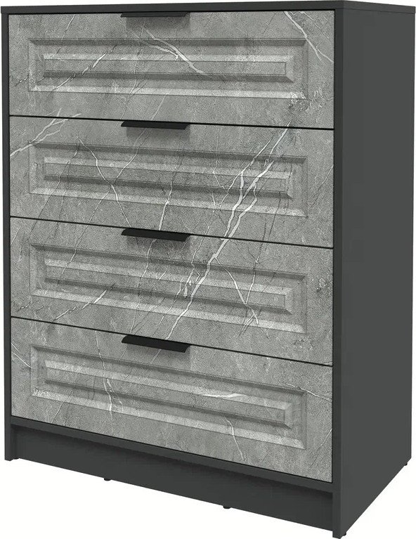 

Комод Интерлиния Концепт КТ-К80 Деко ( антрацит/керамика)