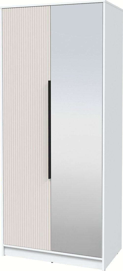 

Шкаф распашной Интерлиния Концепт Лайн КТ-Ш2з (белый платинум/кашемир)