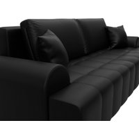 Диван Лига диванов Лига-080 131122 (экокожа Grifon 18 черный)