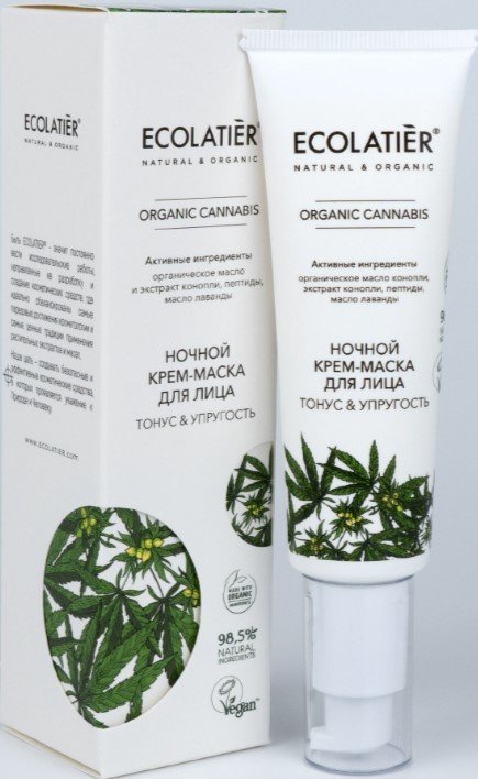

Ecolatier Крем для лица Green Cannabis Ночной (50 мл)