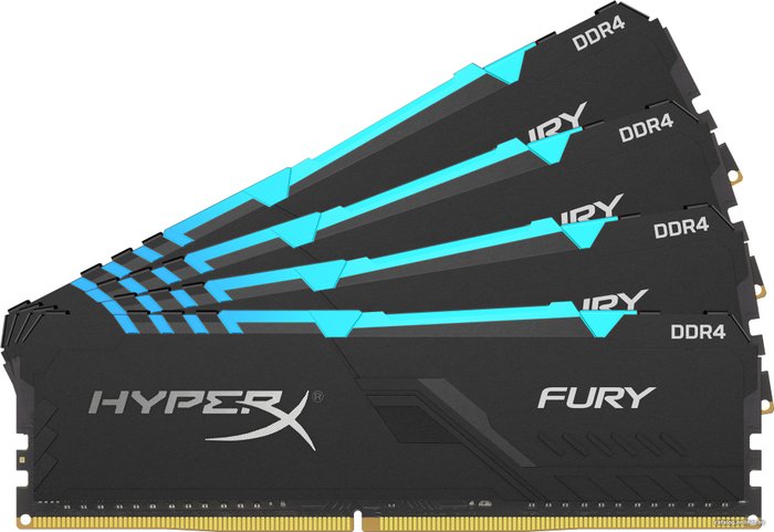 HyperX Fury RGB 4x16GB DDR4 PC4-24000 HX430C16FB4AK4/64