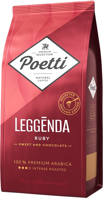 

Кофе Poetti Leggenda Ruby молотый 250 г