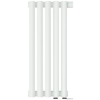 Стальной трубчатый радиатор Сунержа Эстет-00 EU50 500х225 5 секций (матовый белый)