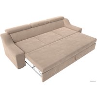 Диван Лига диванов Линдос (велюр, бежевый)