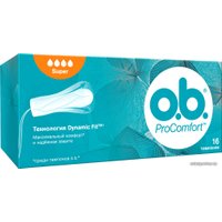 Тампоны без аппликатора O.b. Pro Comfort Super (16 шт)