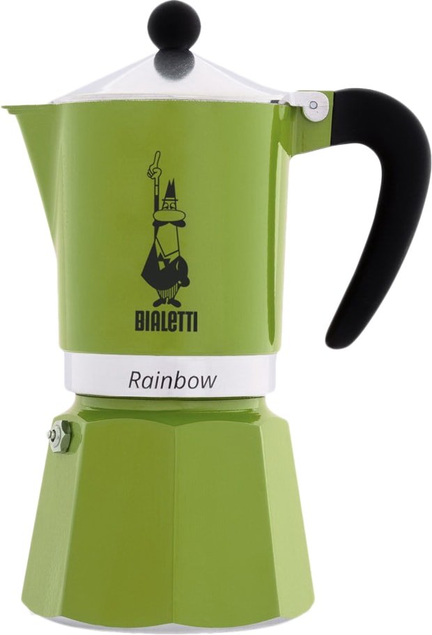 

Гейзерная кофеварка Bialetti Rainbow (6 порций, зеленый)