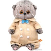 Классическая игрушка BUDI BASA Collection Басик Baby в комбинезоне из твида BB-091 (20 см)