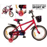 Детский велосипед Favorit Sport 16 SPT-Y16RD (красный)