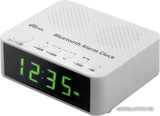 Настольные часы Ritmix RRC-818 (белый)