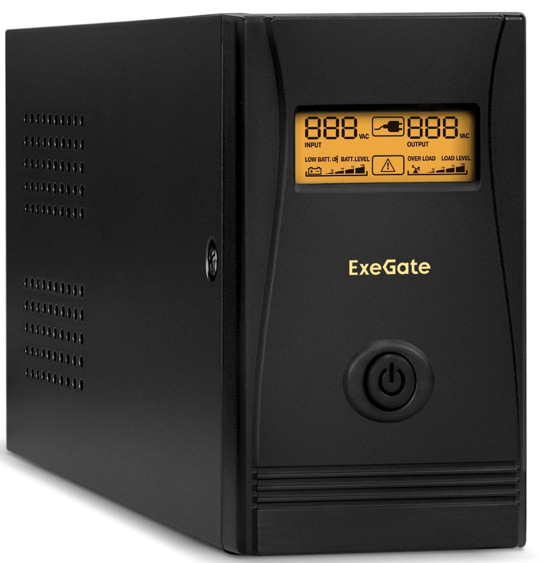 

Источник бесперебойного питания ExeGate SpecialPro Smart LLB-600.LCD.AVR.C13