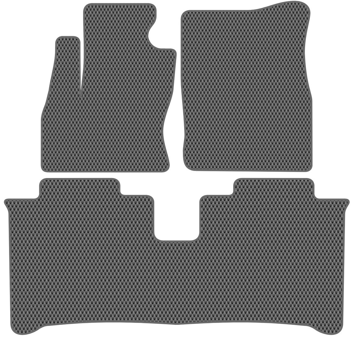 

Комплект ковриков для авто Alicosta Dongfeng E11K I (седан / E11K) 2019 - Н.В. (серый, ромб)