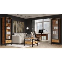 Журнальный столик Black Red White Loft LAW (дуб вотан/черный)