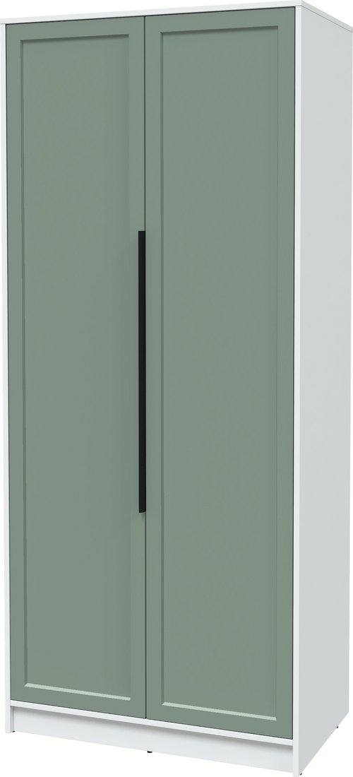 

Шкаф распашной Интерлиния Концепт Тренд КТ-Ш2 (белый платинум/мята)