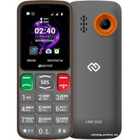 Кнопочный телефон Digma Linx S240 (серый)