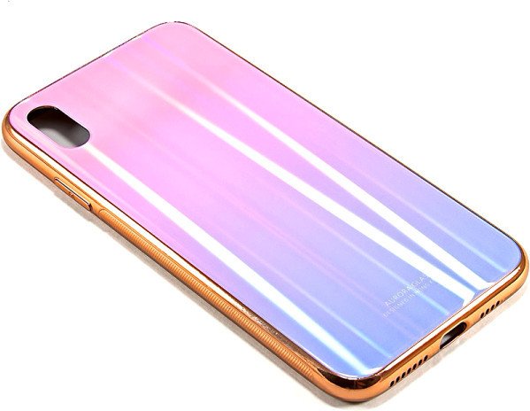 

Чехол для телефона Case Aurora для iPhone XS Max (розовый/фиолетовый)