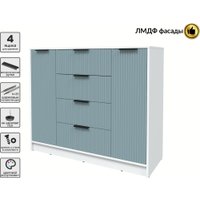 Тумба Интерлиния Концепт Лайн КТ-Т120 (белый платинум/океан)