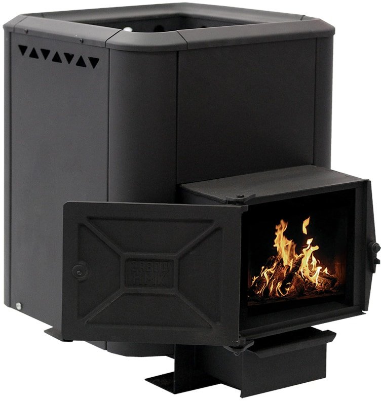 

Банная печь Сибирь 15 конвекционная с выносным топочным каналом