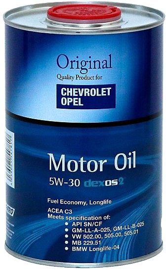 

Моторное масло Fanfaro GM Chevrolet Dexos2 5W-30 1л