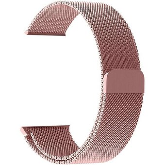 Браслет Rumi Milanese loop металлический 18 мм (розовый)