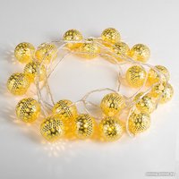 Светодиодная гирлянда Евросвет 400-003 2.8 м (золото/теплый белый) в Бресте