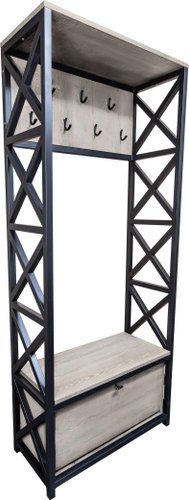 Вешалка для одежды Wooden Story Rosario (ЛДСП, сосна лофт белая)