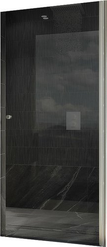 Душевая дверь MaybahGlass 80x198 MGD-806-5 (графитовое стекло/хром матовый)