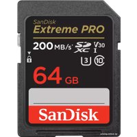 Карта памяти SanDisk Extreme PRO SDXC SDSDXXU-064G-GN4IN 64GB