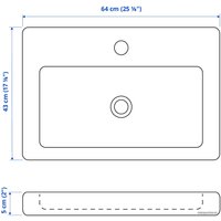 Умывальник Ikea Твэллен 904.938.37