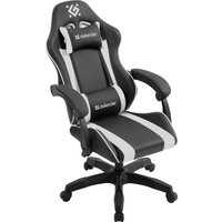 Игровое (геймерское) кресло Defender Legas (черный/белый)