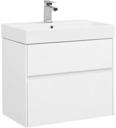 

Aquanet Тумба Бруклин 70 00212597 с умывальником Slim Synergy (белый)