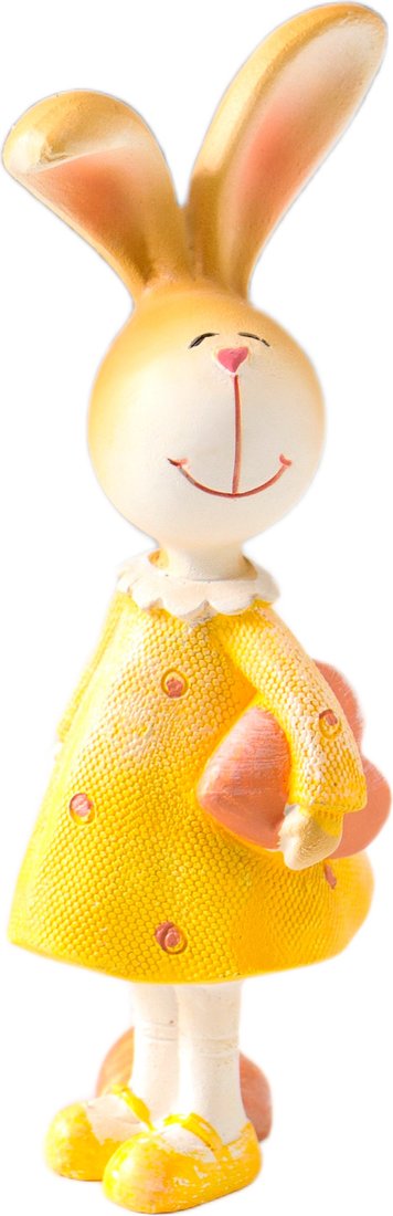 

Статуэтка Sima-Land Зайка в желтом платьице, с розовым сердечком 10927824
