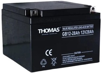 Аккумулятор для ИБП Thomas GB 12-28 (12В/28 А·ч)