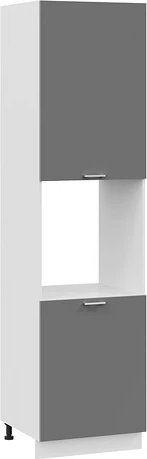 

Шкаф напольный Трия Габриэлла 1ПВ6 с двумя дверями (белый/титан)