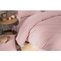 1.5-спальный комплект постельного белья Arya Natural Stone Washed 8680943227331 (розовый)