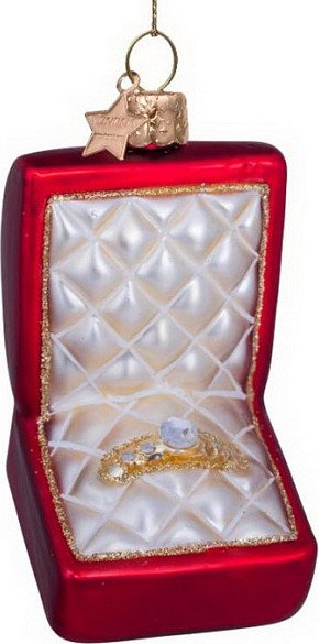 

Елочная игрушка Vondels Помолвочное кольцо 2227000090031