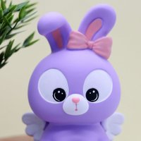 Копилка для денег ILikeGift Angel bunny 1043-15B (фиолетовый)