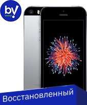 iPhone SE 128GB Восстановленный by Breezy, грейд A+ (серый космос)