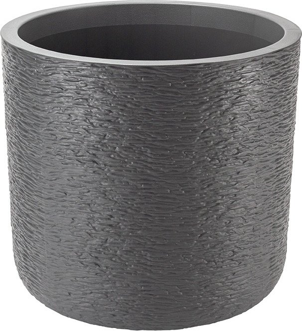Кашпо Idea Сланец со вставкой М3201 (графитовый)
