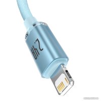 Кабель Baseus Crystal Shine USB Type-A - Lightning (2 м, голубой)