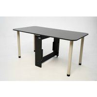 Стол-книга Stoloff Мечта 1600x850 (антрацит, опоры вкручиваемые, углы закругленные с роликами и ручками)