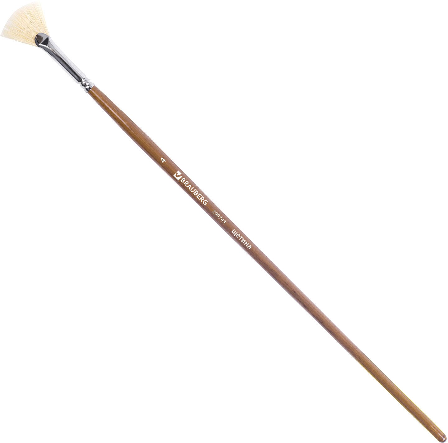 

Кисть для рисования BRAUBERG Art Classic №4 200743 (веерная)