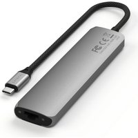 Док-станция Satechi 7-in-1 USB-C Slim Multiport Adapter with Ethernet ST-P7SM (серый)