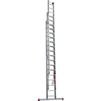 Лестница-стремянка Новая высота NV 523 трёхсекционная индустриальная 3x16 ступеней