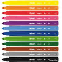 Фломастеры Milan 612312 (12 цв)