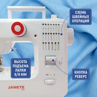 Электромеханическая швейная машина Janete 618