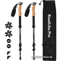 Палки для скандинавской ходьбы RoadLike Carbon 381223 (черный)
