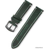 Ремешок Rumi кожаный Leather GT3 22 мм (глубокий темно-зеленый)