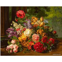 Картина по номерам Белоснежка В дар флоре 219-АВ